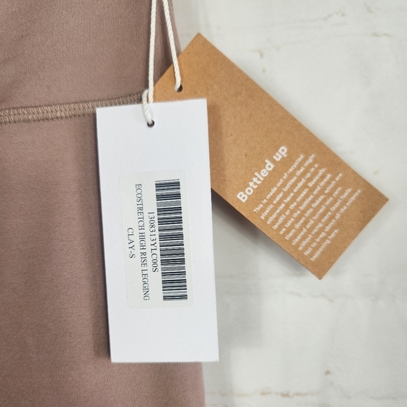 Reformation Women's Active Casual Ecostretch High Rise Leggings Clay Small (2-4) - Picture 10 of 13